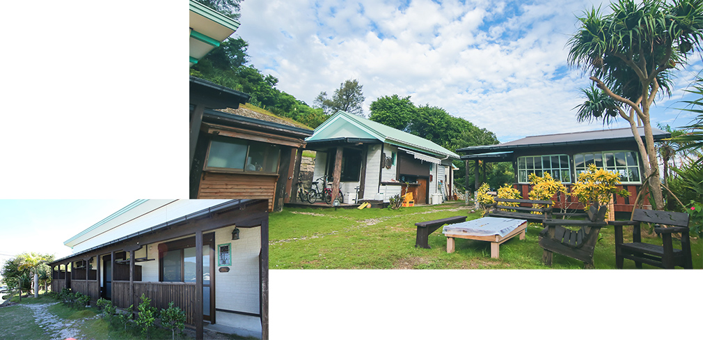 奄美大島のゲストハウスうふたの外観写真
